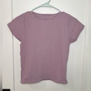 Vitality Basis Full Length Tee in Thistle